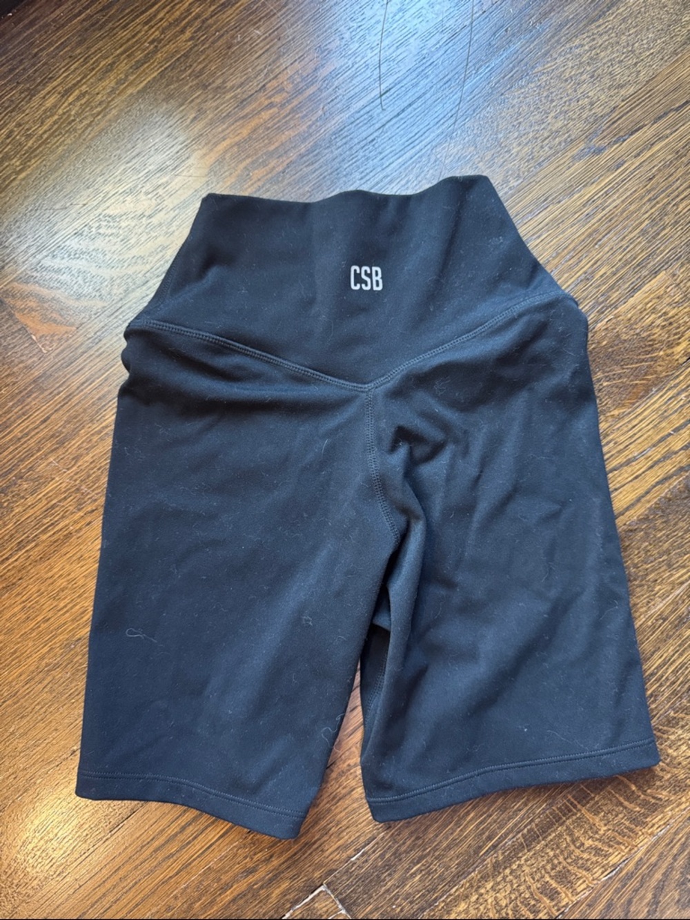 CSB Fade Shorts 6” Black High-Waist Biker Shorts workout shorts